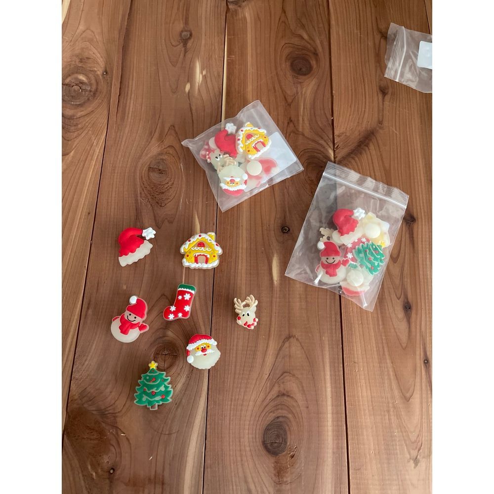 Christmas‎ Croc Charms, Santa, Tree, Snowman Bundle of 3